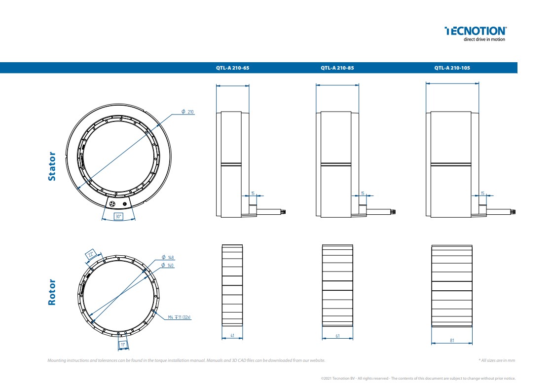 QTL 210 Series DWG