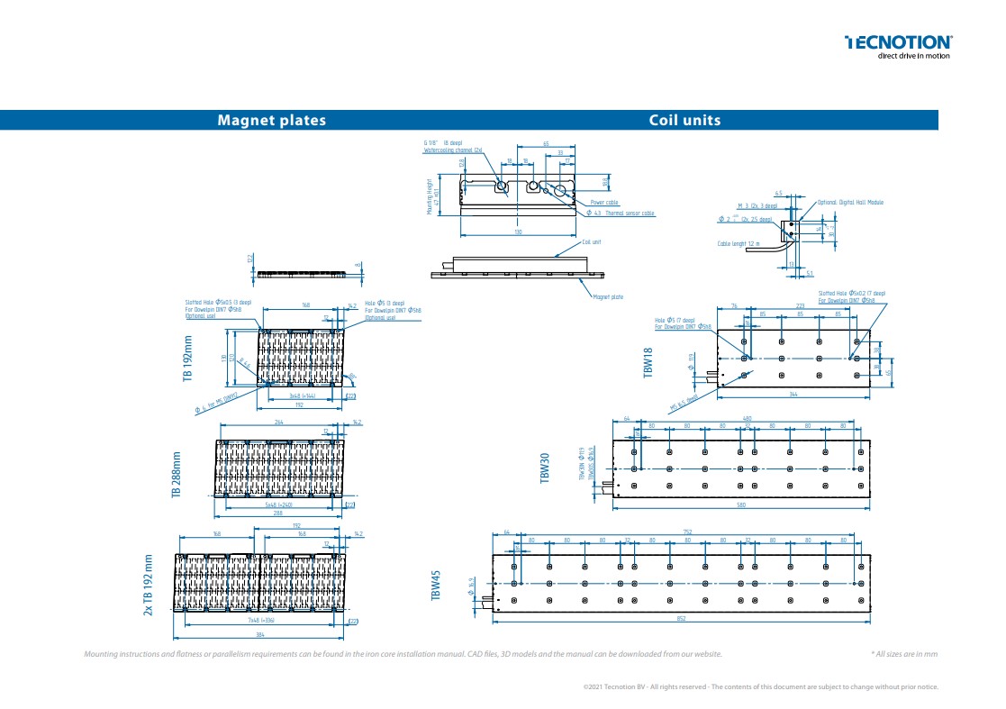 TBW Series DWG