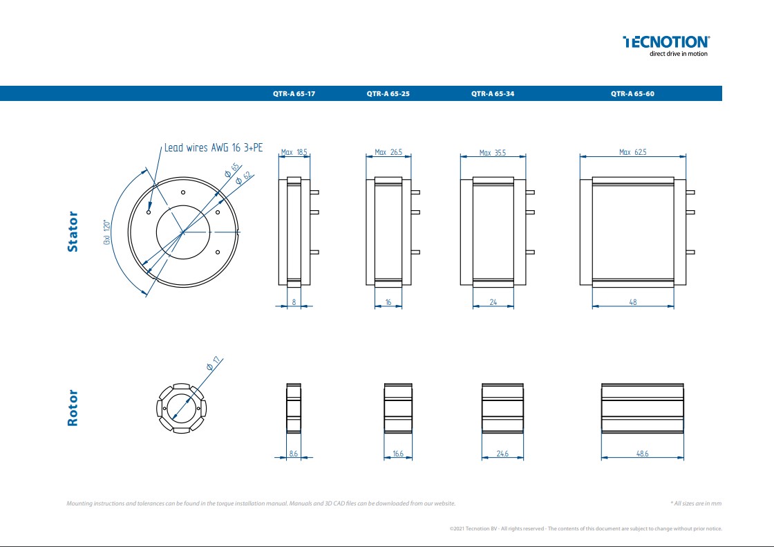 QTR 65 Series DWG