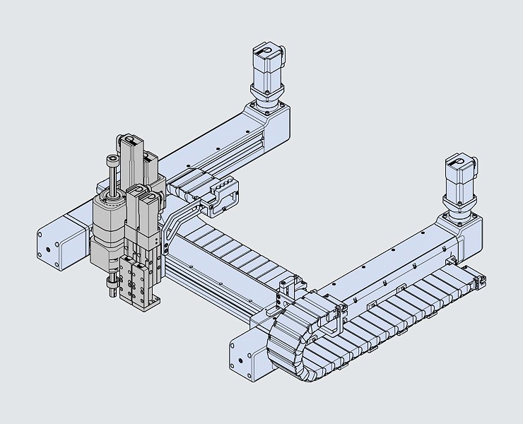 Gantry with ZU40 & Servo-Cylinders